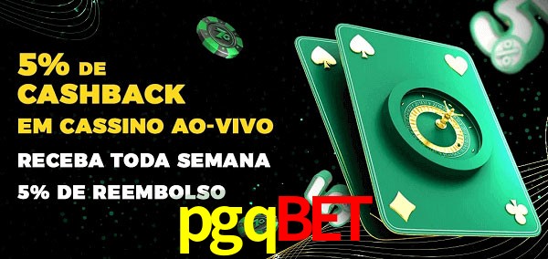 Promoções do cassino ao Vivo pgqbet